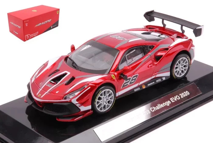 1:43 Racing Ferrari 488 Challenge EVO 2020 #28 Red