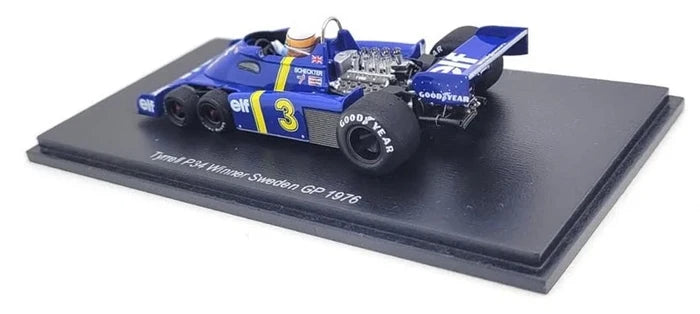 1:43rd Tyrrell P34 Jody Scheckter #3 Sweden GP Win 1976