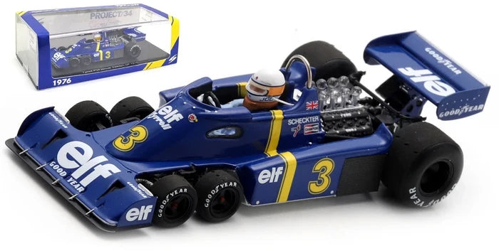 1:43rd Tyrrell P34 Jody Scheckter #3 Sweden GP Win 1976