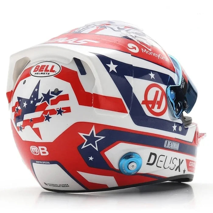 2025 MoneyGram Haas F1 Ollie Bearman USGP 1:5th Scale Helmet