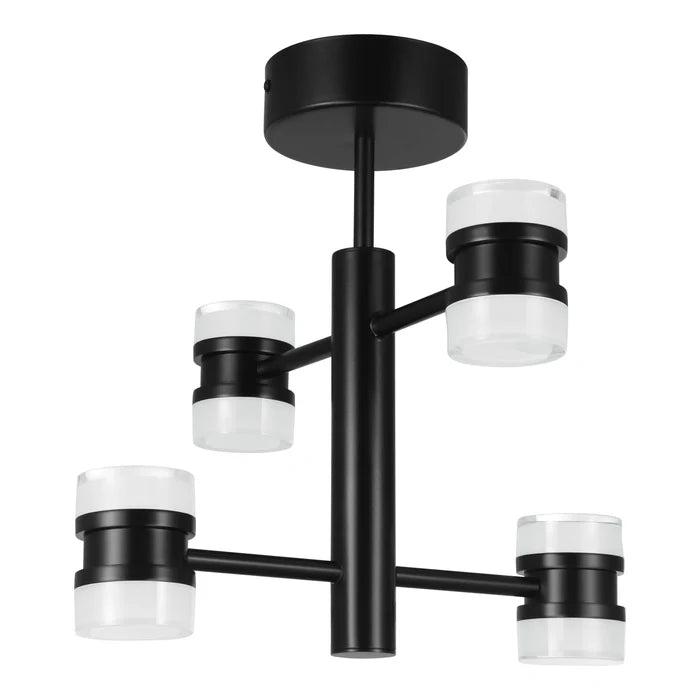 Flush-mount ceiling light, by EGLO, for hallway, bedroom, or entryway