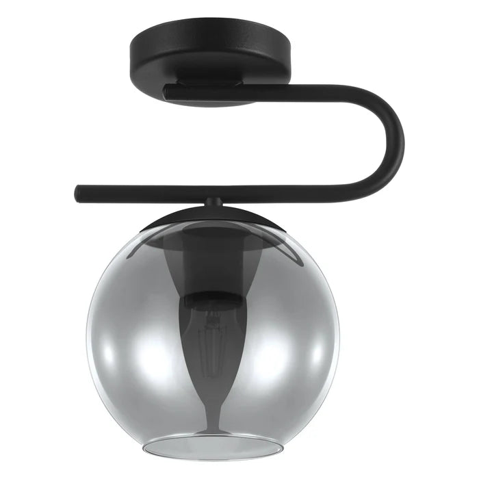 Flush-mount ceiling light, by EGLO, for hallway, bedroom, or entryway