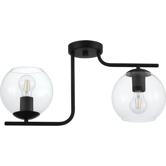 Flush-mount ceiling light, by EGLO, for hallway, bedroom, or entryway