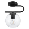 Flush-mount ceiling light, by EGLO, for hallway, bedroom, or entryway