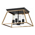 Flush-mount ceiling light, by EGLO, for hallway, bedroom, or entryway