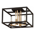 Flush-mount ceiling light, by EGLO, for hallway, bedroom, or entryway