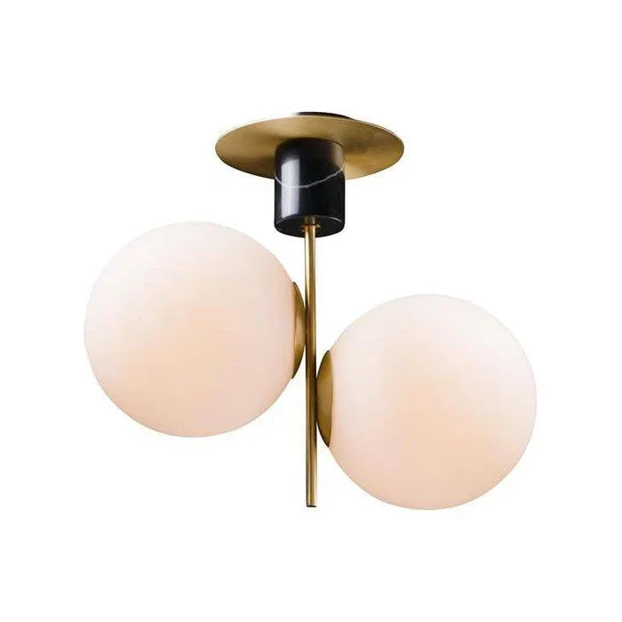 Semi-flush mount ceiling light, by Maxim, for hallway, bedroom, or entryway