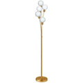 Aged brass light fixture, by Dainolite