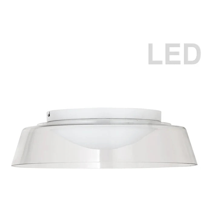 LED flush-mount ceiling light, by Dainolite, for hallway, bedroom, or entryway