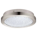 Flush-mount ceiling light, by EGLO, for hallway, bedroom, or entryway