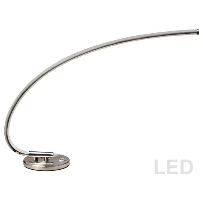 LED satin chrome light fixture, by Dainolite