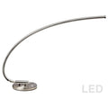 LED satin chrome light fixture, by Dainolite