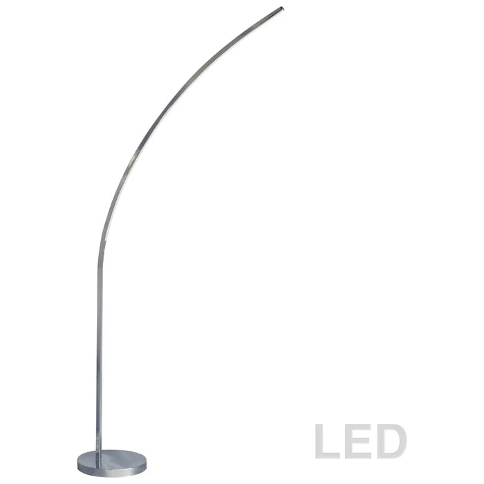 LED polished chrome light fixture, by Dainolite