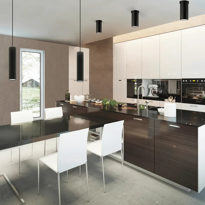 Pendant light, by EGLO, for kitchen island or dining, angled view