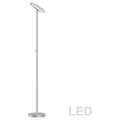 LED satin chrome light fixture, by Dainolite