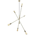 Aged brass pendant light, by Dainolite, for kitchen island or dining