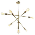 Aged brass pendant light, by Dainolite, for kitchen island or dining