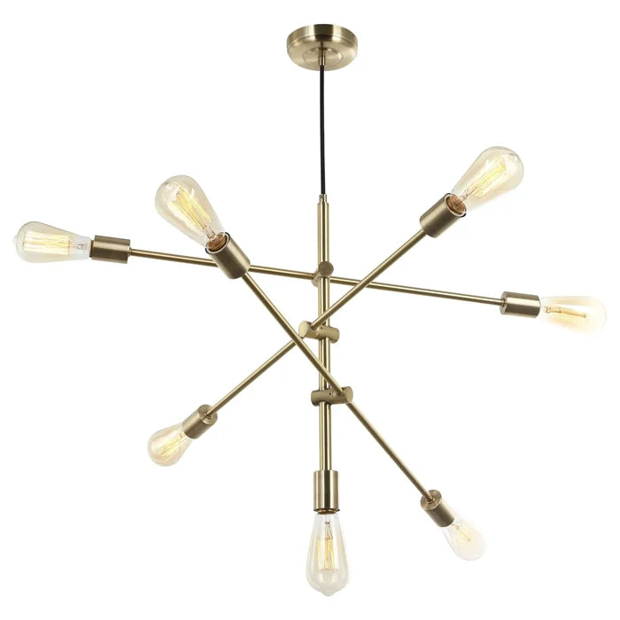 Aged brass pendant light, by Dainolite, for kitchen island or dining