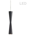 LED black pendant light, by Dainolite, for kitchen island or dining