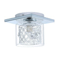 Flush-mount ceiling light, by EGLO, for hallway, bedroom, or entryway