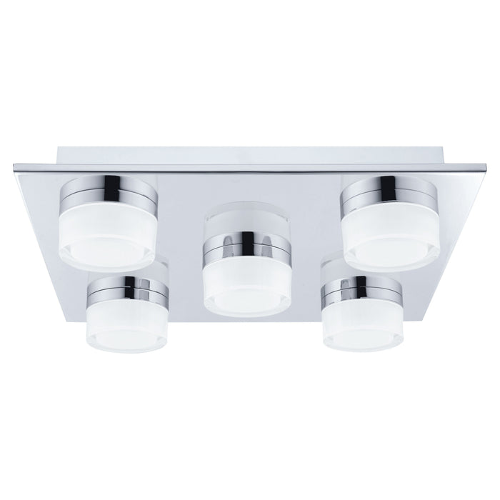 Flush-mount ceiling light, by EGLO, for hallway, bedroom, or entryway
