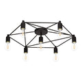 Flush-mount ceiling light, by EGLO, for hallway, bedroom, or entryway