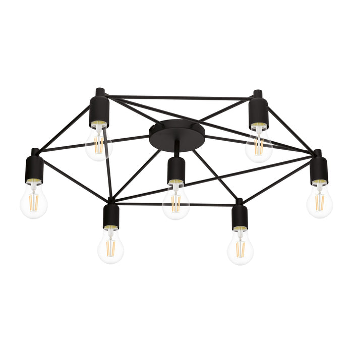 Flush-mount ceiling light, by EGLO, for hallway, bedroom, or entryway