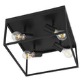 Flush-mount ceiling light, by EGLO, for hallway, bedroom, or entryway