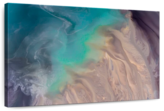 Abstract Coastal Wall Art