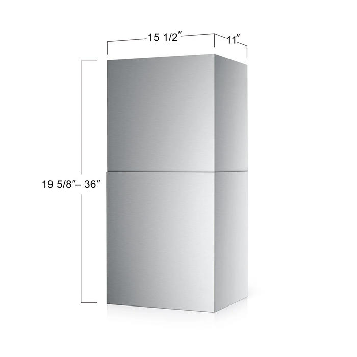 Adjustable Range Hood Extension