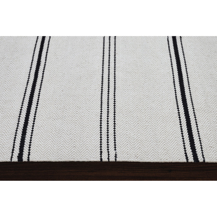 Alice Rug | Ivory/Black
