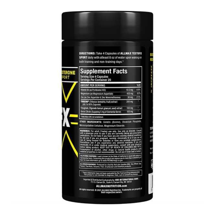 ALLMAX TestoFX 80 Capsules