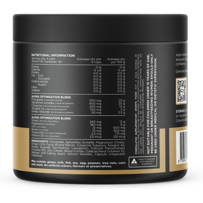 Switch nutrition alpha switch dietary supplement by Switch nutrition