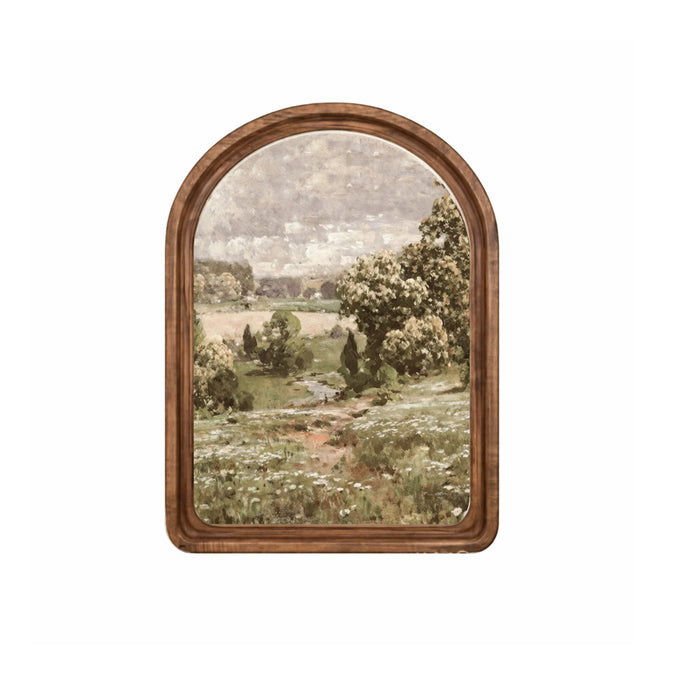 Arch Top Spring Landscape Framed Art