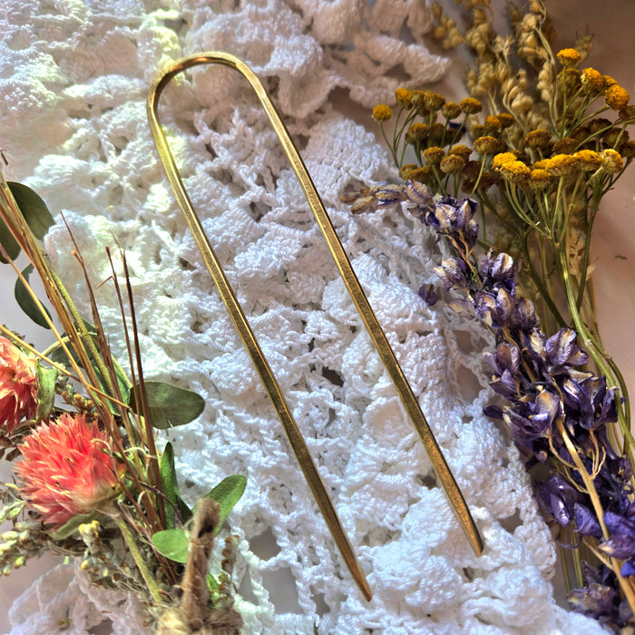 Bee's Brass Hair Pins