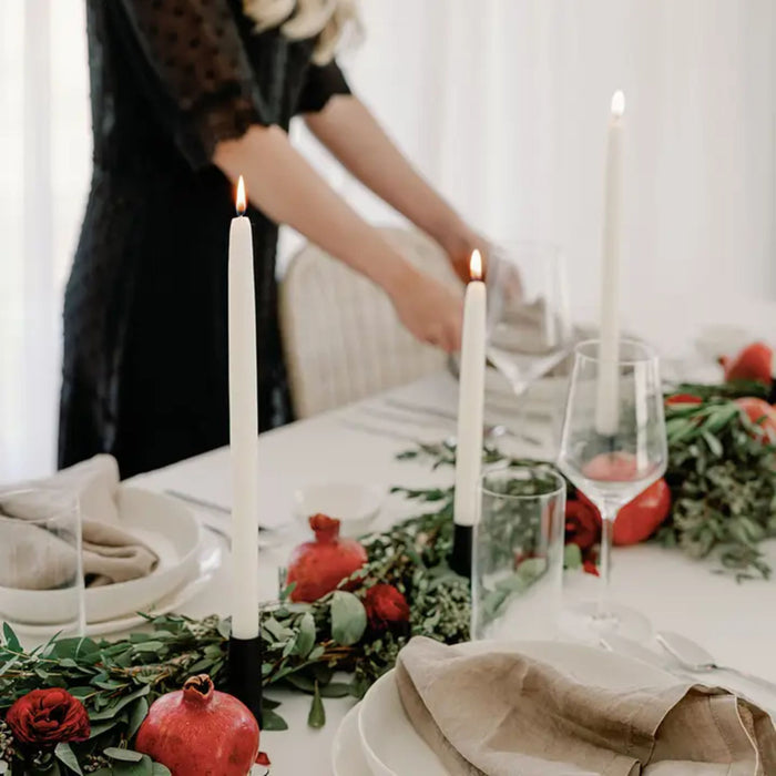 Beeswax Taper Candle Set