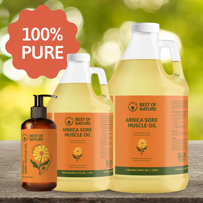 Best of Nature Therapeutic Arnica Sore Muscle Massage & Body Oil Oil (formerly Therapeutic Arnica Blend)
