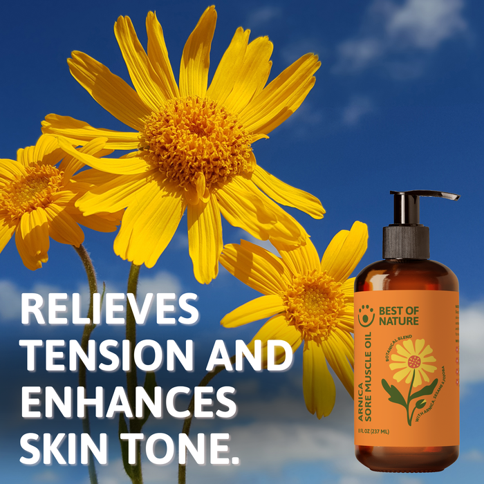 Best of Nature Therapeutic Arnica Sore Muscle Massage & Body Oil Oil (formerly Therapeutic Arnica Blend)