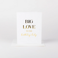 Big Love Birthday Lady Card