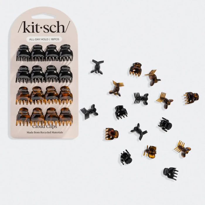 Black + Tort Micro Cloud Clip | 16pc Set