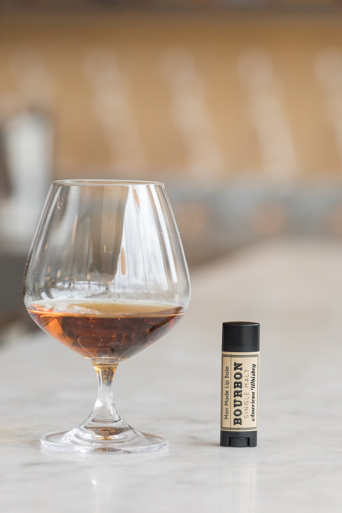 Bourbon Whiskey Lover Lip Balm - Stocking Stuffers for men - Little Flower Soap Co
