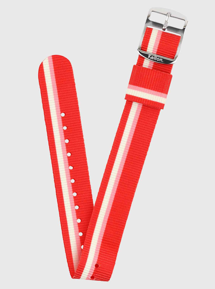 Bracelet Rpet 18mm Rouge rose