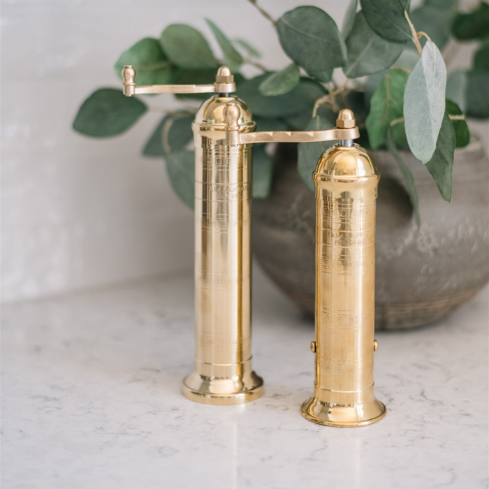 Brass Salt + Pepper Mill