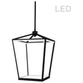 Black island pendant, by Dainolite, for kitchen island or dining
