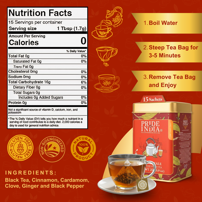 Chai Royale - Exquisite Spiced Tea Bags