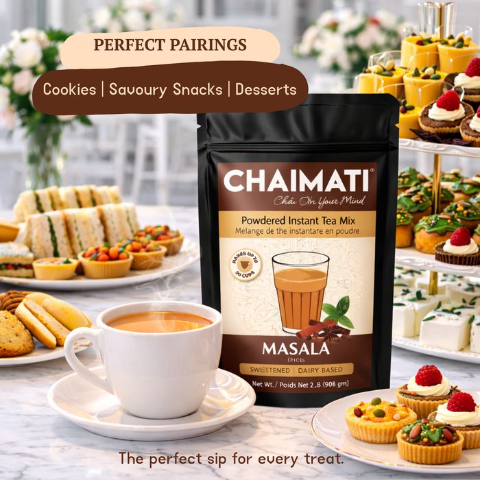 CHAIMATI Sweetened Instant Masala Chai Latte Premix - 2 lb
