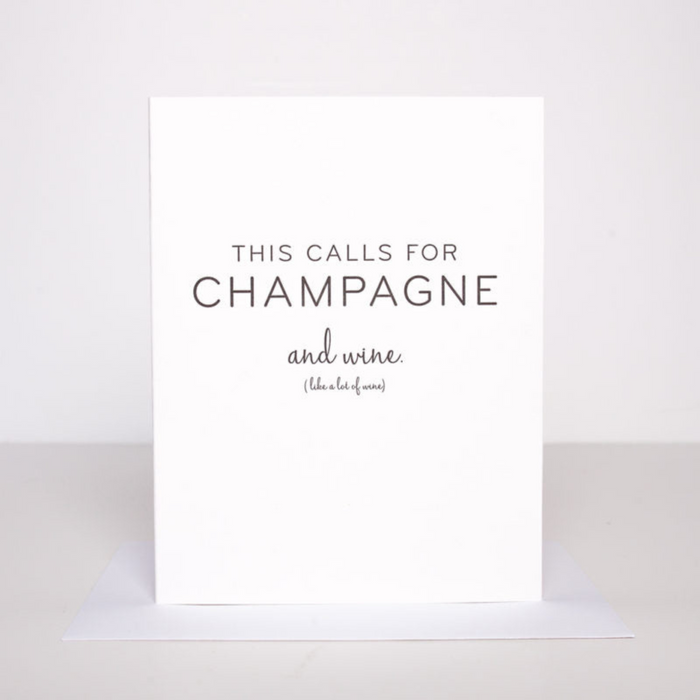 Champagne & Wine Card
