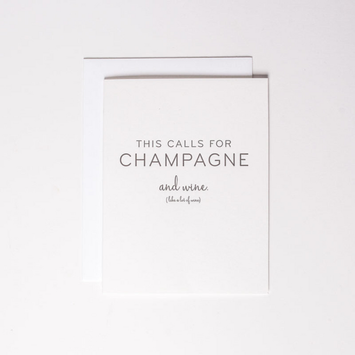 Champagne & Wine Card