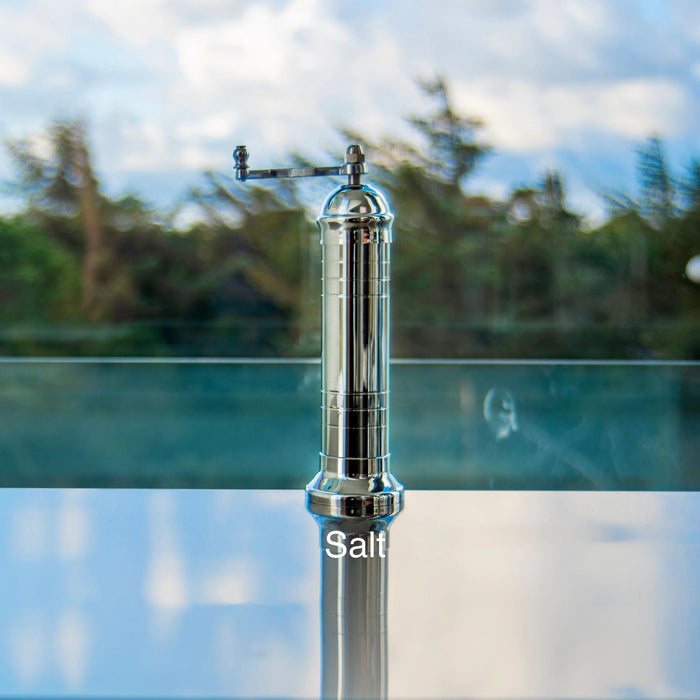 Chrome Salt + Pepper Mill