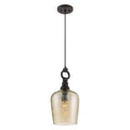 Western bronze pendant light, by Quoizel, for kitchen island or dining